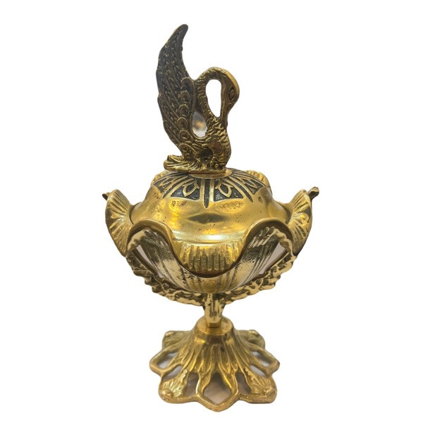 قندان برنجی مدل هلالی