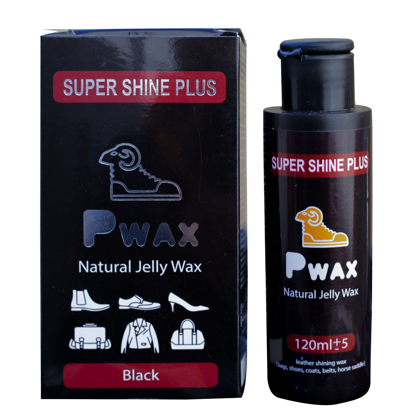 واکس براق کننده کفش پی واکس مدل pwax5plus به همراه اسفنج -  - 4