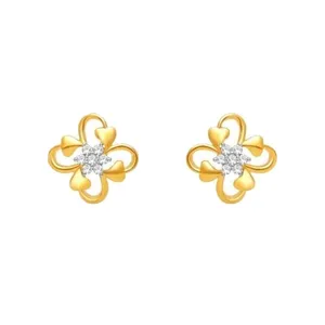 گوشواره طلا 18 عیار زنانه قیراط کد GH767