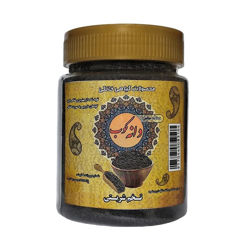 تخم شربتی پاک شده دانه کوب - 350 گرم