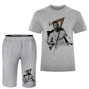 ست تی شرت و شلوارک مردانه مدل رونالدو کد A226