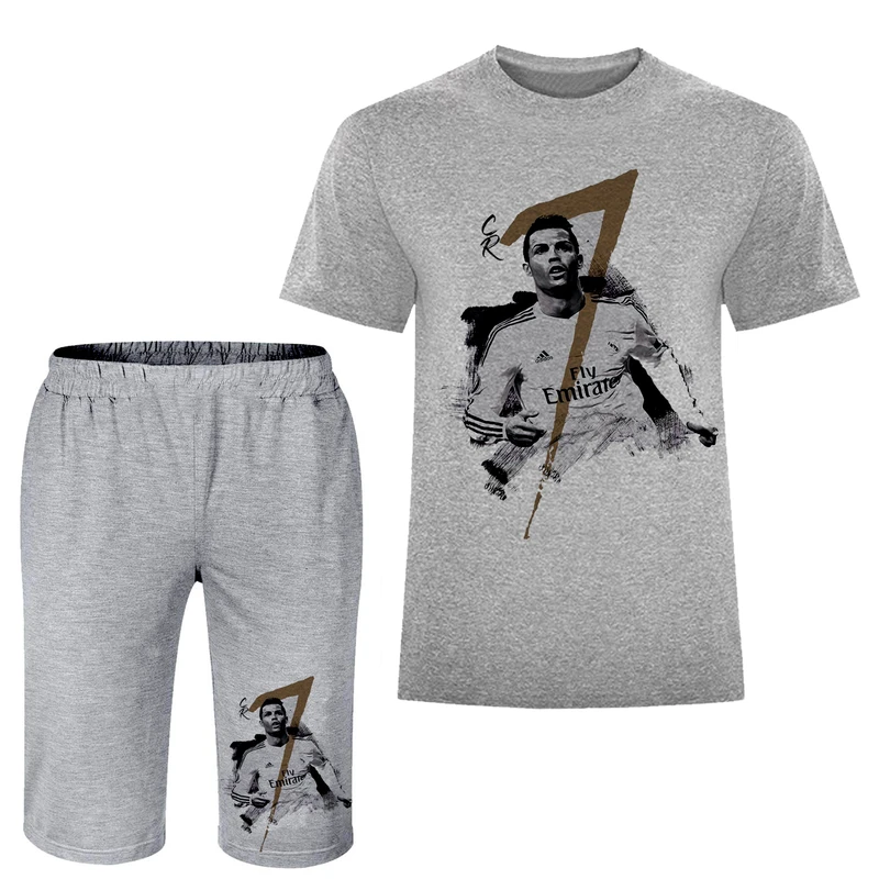 ست تی شرت و شلوارک مردانه مدل رونالدو کد A226