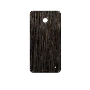 MAHOOT Dark-Gold-Stripes-Wood Cover Sticker for Nokia Lumia 630