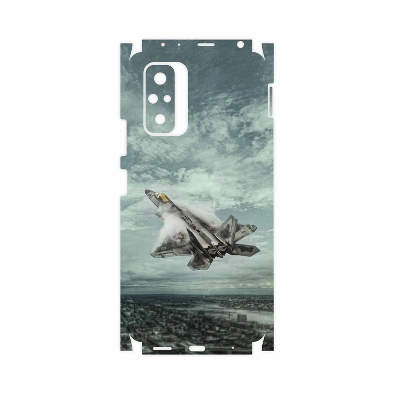 برچسب پوششی ماهوت مدل F-22-Raptor-FullSkin مناسب برای گوشی موبایل شیائومی Redmi Note 10 Pro