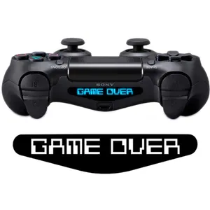 Wensoni Game Over DualShock 4 Lightbar Sticker