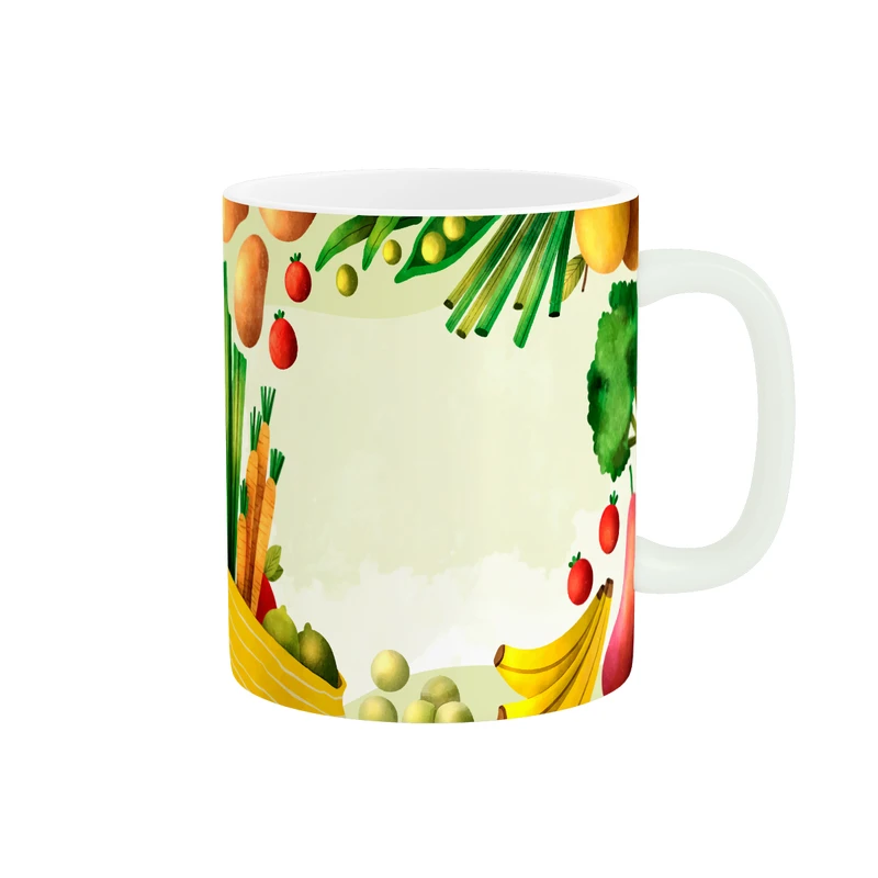 ماگ طرح میوه کد  435