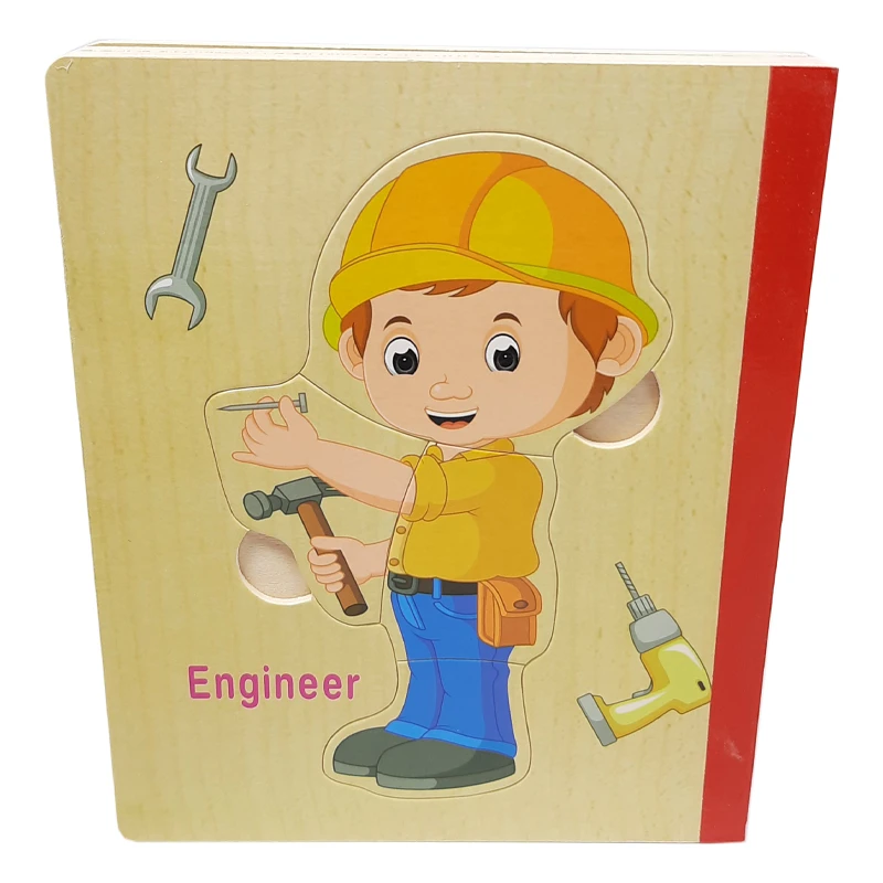 پازل آموزشی مدل جورچین کتابی مشاغل