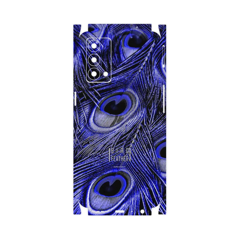 برچسب پوششی ماهوت مدل Purple Feather-FullSkin مناسب برای گوشی موبایل ریلمی GT Master