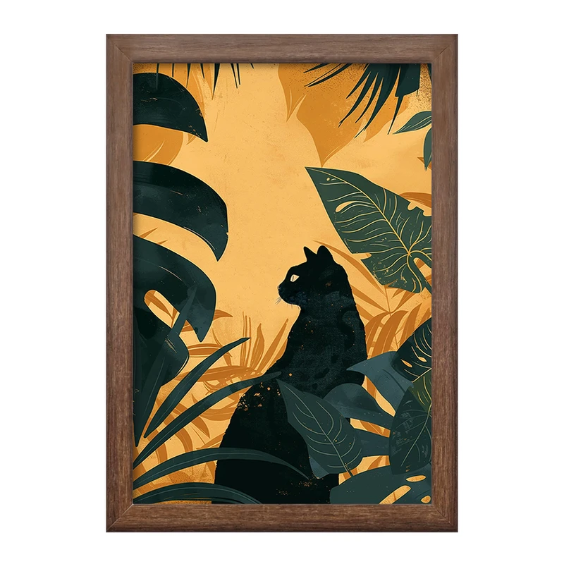 تابلو خندالو طرح گربه (Cat) کد F1745