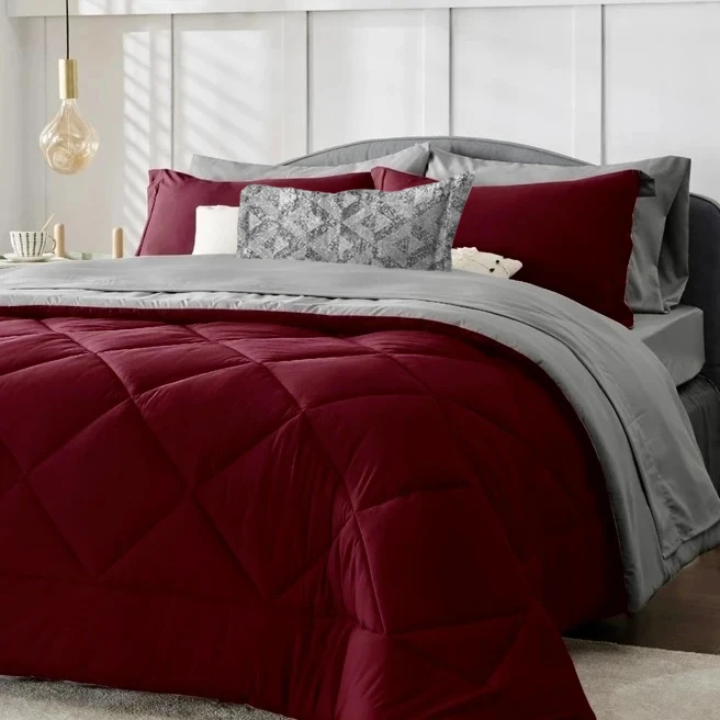 سرویس روتختی نوپه هوم مدل اکسترا کد P18 دو نفره 7 تکه به همراه روبالشی طرح دار اکسترا