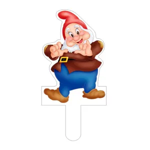 تاپر کیک طرح کارتونی کوتوله سفید برفی کد 3