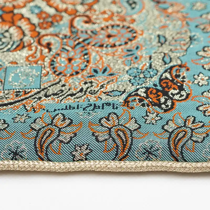 رومیزی ترمه رضایی طرح اطلس مدل مربع