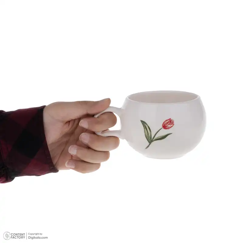 ماگ سرامیکی آوای دل طرح گل لاله