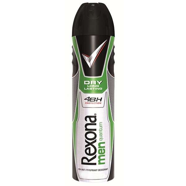 اسپری ضد تعریق مردانه رکسونا مدل Quantum حجم 150 میلی لیتر