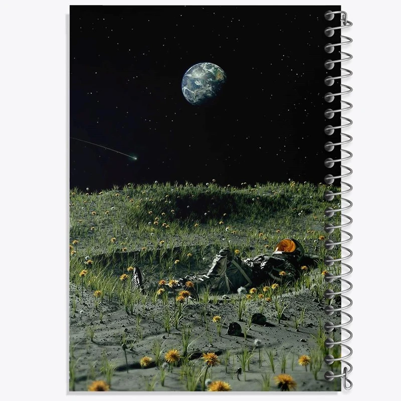 دفتر مشق 50 برگ خندالو مدل کهکشان کد 25389