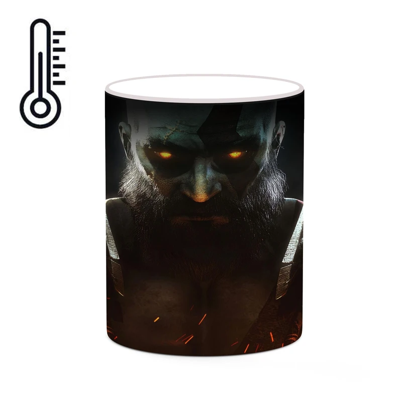ماگ حرارتی کاکتی طرح گاد آف وار God Of War مدل mgh40905