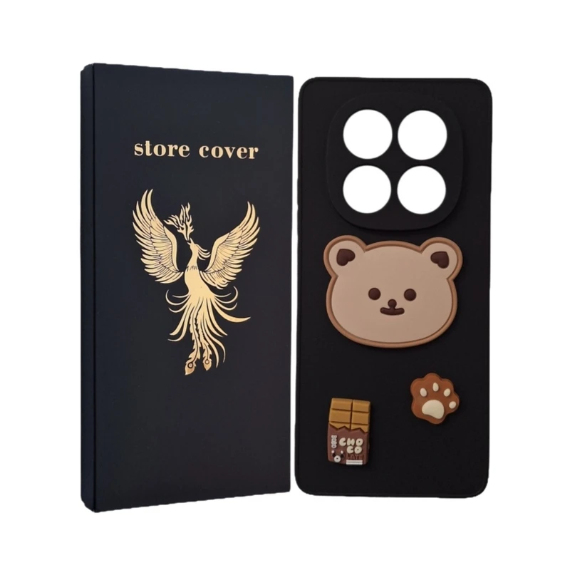 کاور استور کاور طرح عروسک برجسته مدل note14pro مناسب برای گوشی موبایل شیائومی Redmi Note 14 Pro 5G