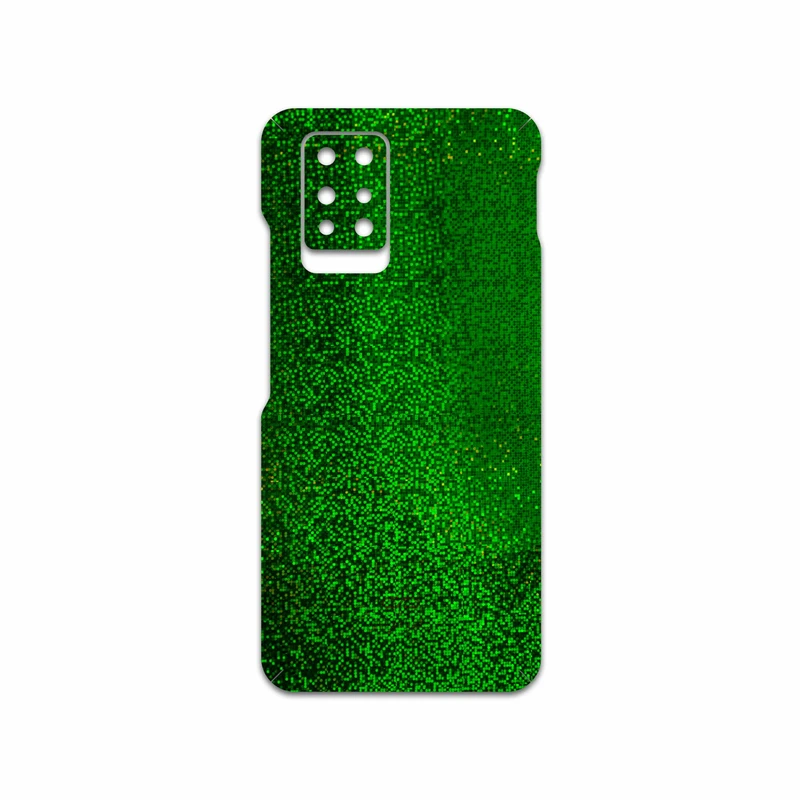 برچسب پوششی ماهوت مدل Green-Holographic مناسب برای گوشی موبایل اینفینیکس Note 10 Pro