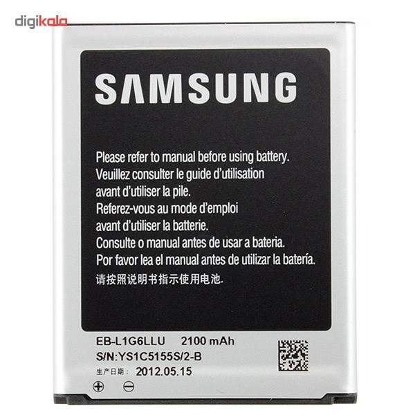 باتری موبایل مدل Galaxy S3 با ظرفیت 2100mAh مناسب برای گوشی موبایل سامسونگ Galaxy S3
