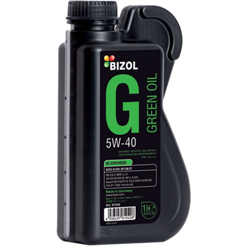 روغن موتور خودرو بیزول مدل Green 5W-40 حجم 1 لیتر