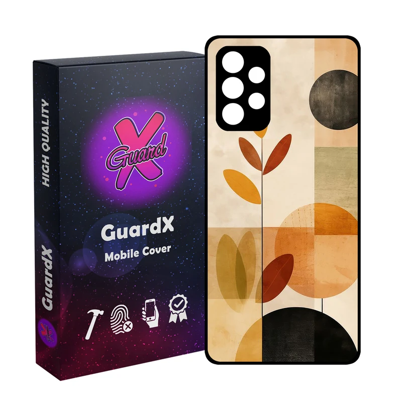 کاور گارد ایکس طرح برگ مدل Glass10809 مناسب برای گوشی موبایل سامسونگ Galaxy A52/A52S