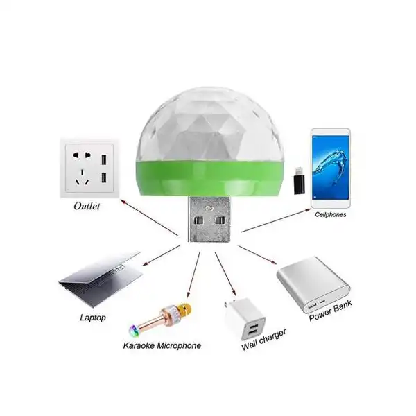 رقص نور مدل اسمال مجیک بال انگشتی USB 4W