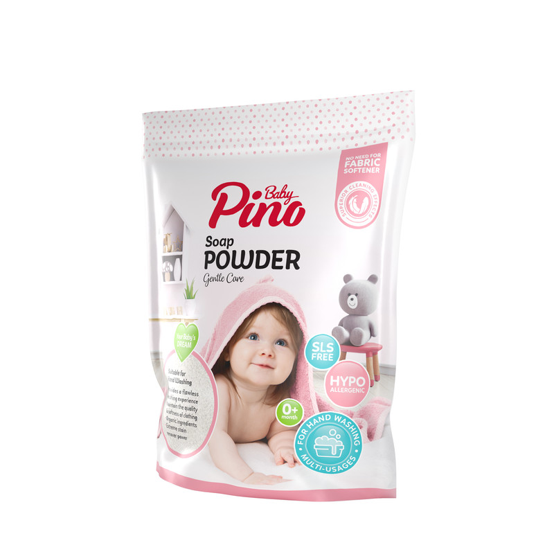 پودر صابون نوزاد پینو بیبی مناسب شست و شو با دست - وزن 800 گرم