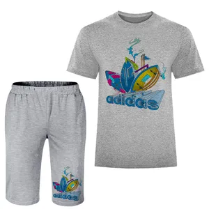 ست تی شرت و شلوارک مردانه مدل A167