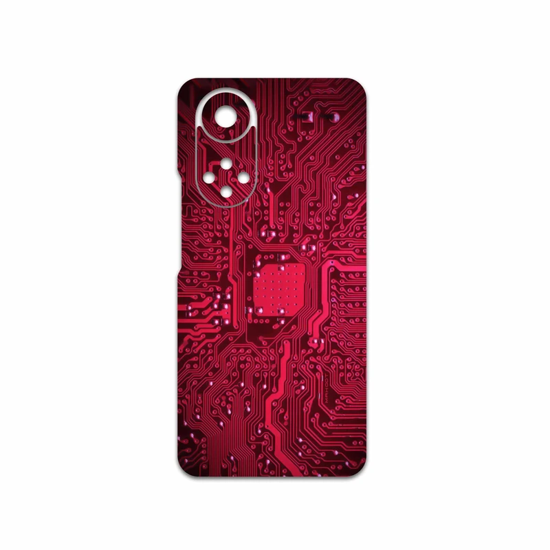 برچسب پوششی ماهوت مدل Red-Printed-Circuit-Board مناسب برای گوشی موبایل هوآوی Nova 9