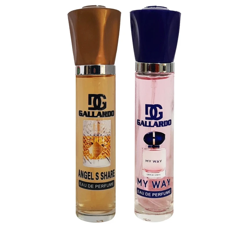 عطر جیبی زنانه گالاردو مدل مای وی و آنجلز شیر با رایحه معتدل حجم 22 میلی‌لیتر بسته 2 عددی