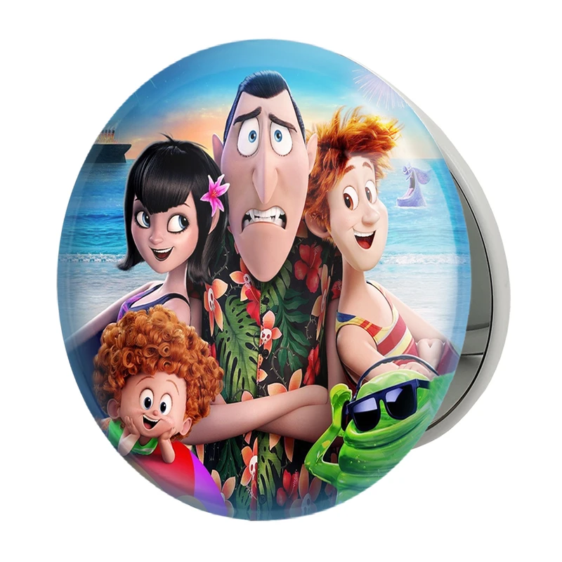 آینه جیبی خندالو طرح هتل ترانسیلوانیا Hotel Transylvania مدل تاشو کد 3738 