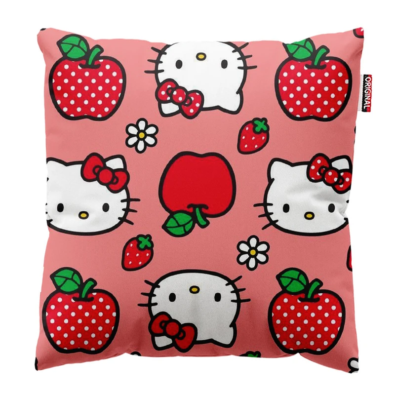 کوسن پاد آفرین طرح کیتی سایز 30*30 سانتی متر کد 1056