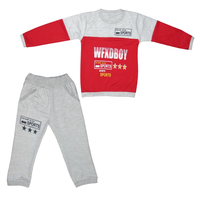 عکس شماره 5 : ست تی شرت و شلوار پسرانه کد 130