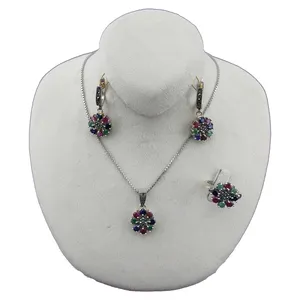 نیم ست نقره زنانه مدل 0183