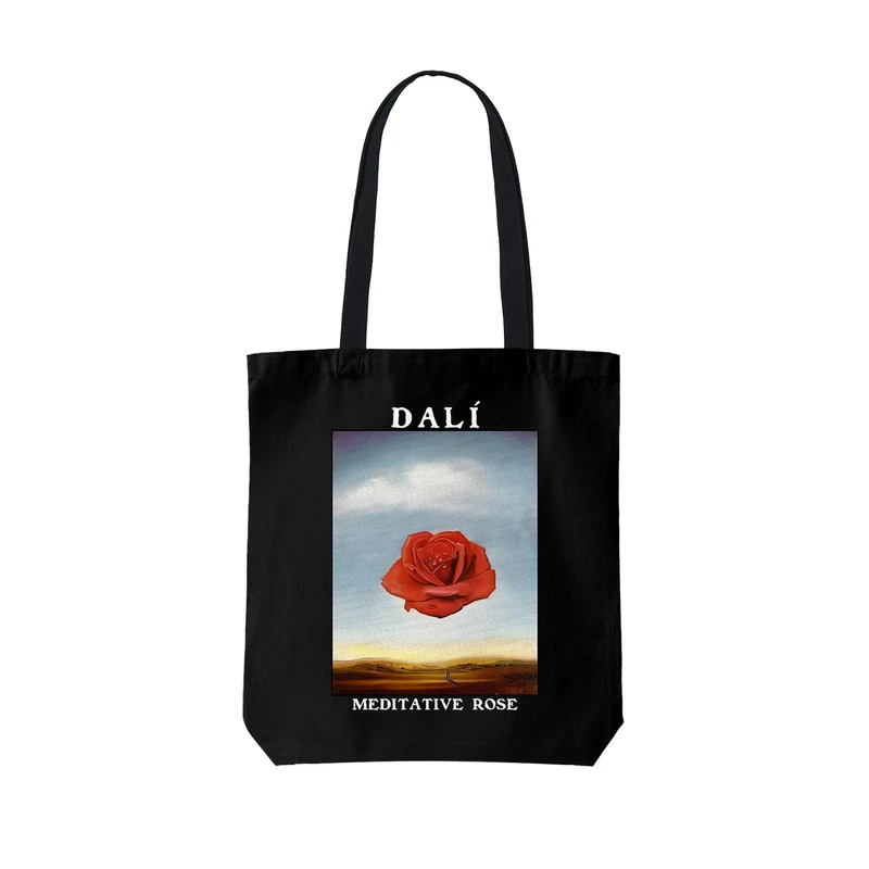 ساک خرید ترمه طراحان ایده مدل گل رز مراقبه ای از دالی کد art0735 - L