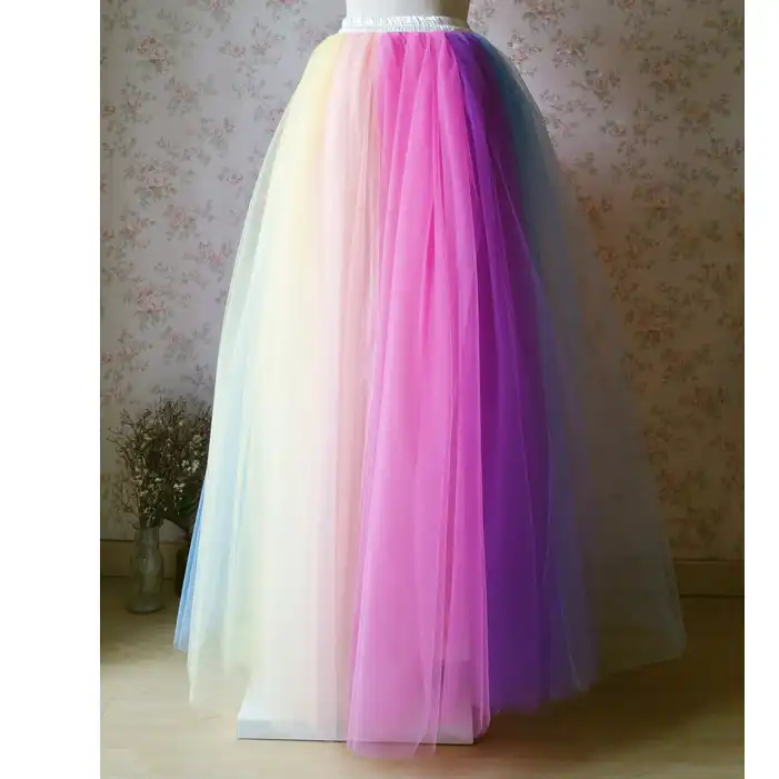 دامن زنانه مدل Rainbow