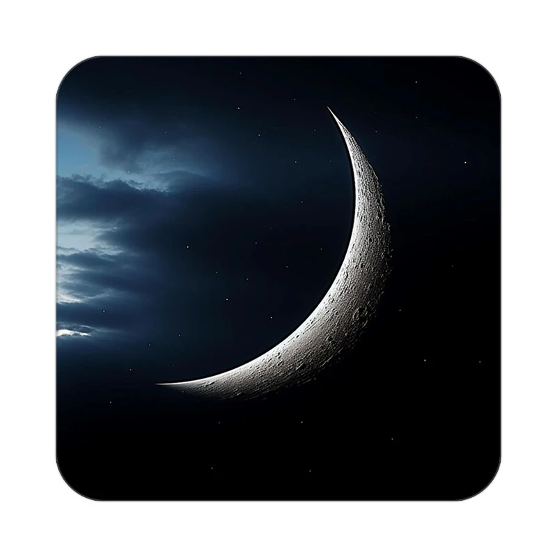 زیر لیوانی کاکتی طرح ماه و ستاره مدل mp52794