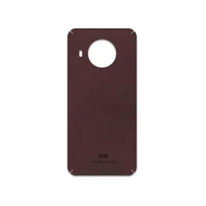 MAHOOT Matte-Dark-Brown-Leather Cover Sticker for Nokia X20