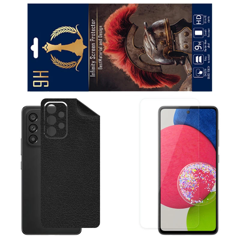 برچسب پوششی اینفینیتی مدل CH مناسب برای گوشی موبایل سامسونگ Galaxy A53 5G به همراه محافظ صفحه نمایش 