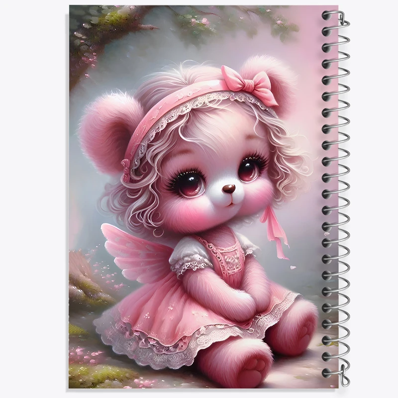 دفتر لیست خرید 50 برگ خندالو طرح خرس مهربون کیوت کد F7581