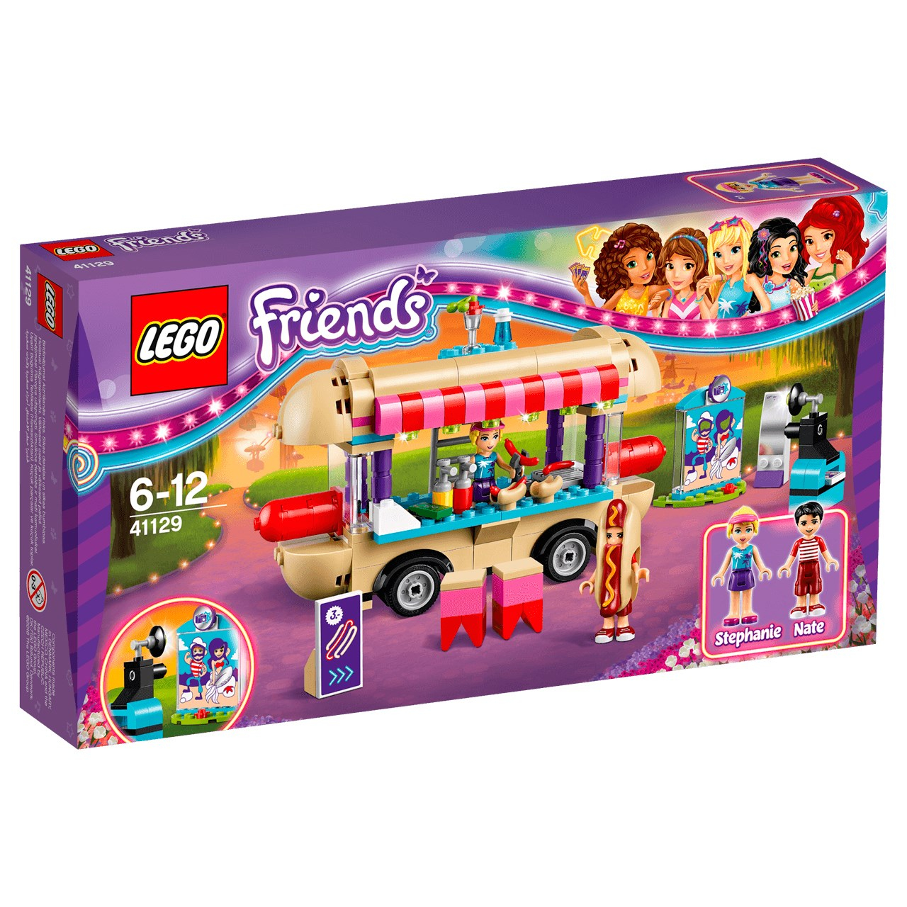 لگو سری Friends مدل Amusement Park Hot Dog Van 41129
