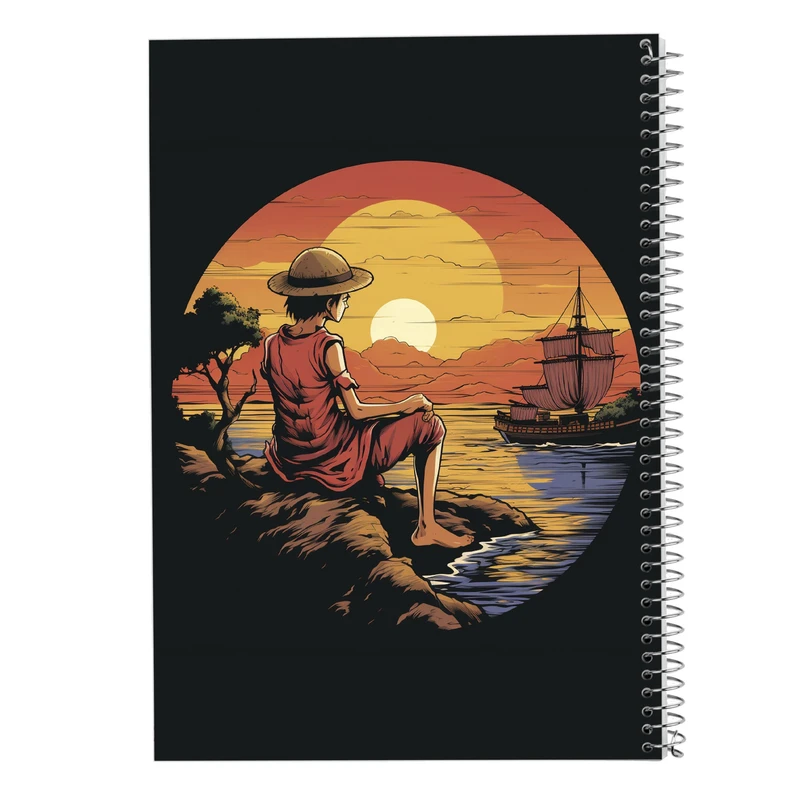 دفتر مشق 50 برگ مدوپد مدل وان پیس One Piece کد DF11571