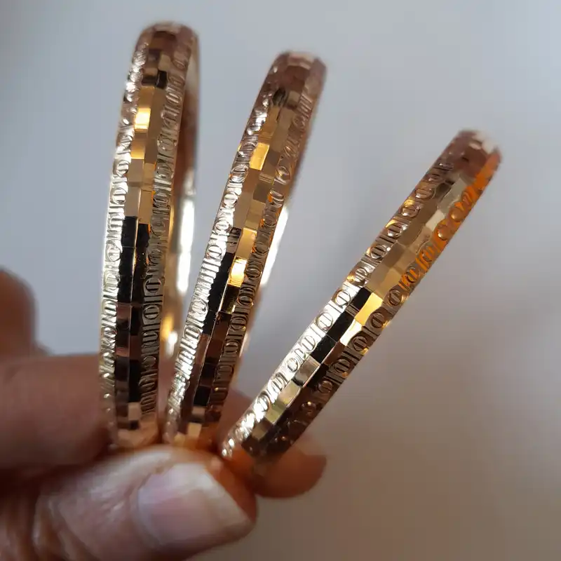 النگو زنانه مدل ترنج  کد02 بسته 3 عددی