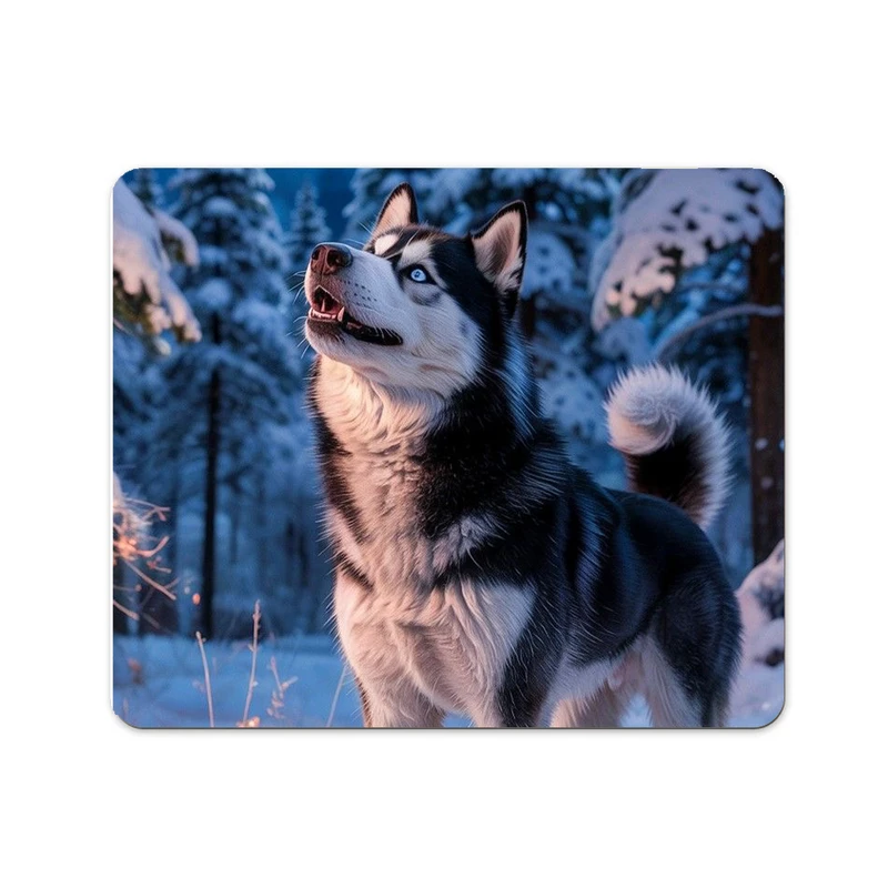 ماوس پد پاد آفرین طرح گرگ کد 552 سایز 19*24 سانتی متر