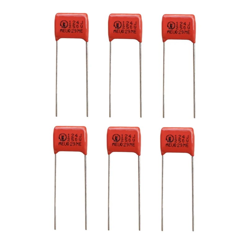  خازن 120 نانوفاراد 250 ولت مدل TPC-124250 بسته 6 عددی