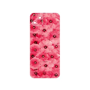 MAHOOT Pink_Flower Cover Sticker for Wiko T10