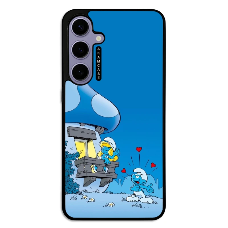 کاور آکام مدل AMC-WSGS24P-SMURFS-4 مناسب برای گوشی موبایل سامسونگ Galaxy S24 Plus