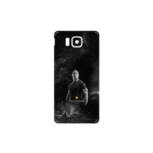 MAHOOT Dwayne Johnson Cover Sticker for Samsung Galaxy Alpha