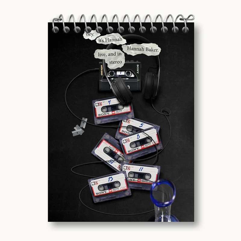 دفتر یادداشت 50 برگ خندالو مدل 13دلیل برای اینکه Reasons Why13 کد 20344