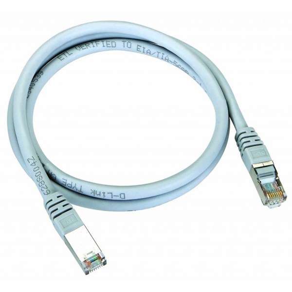 کابل شبکه یک متری CAT6 شیلددار دی-لینک مدل NCB-C6SGRYR1-1 کابل شبکه یک متری CAT6 شیلددار دی-لینک مدل NCB-C6SGRYR1-1